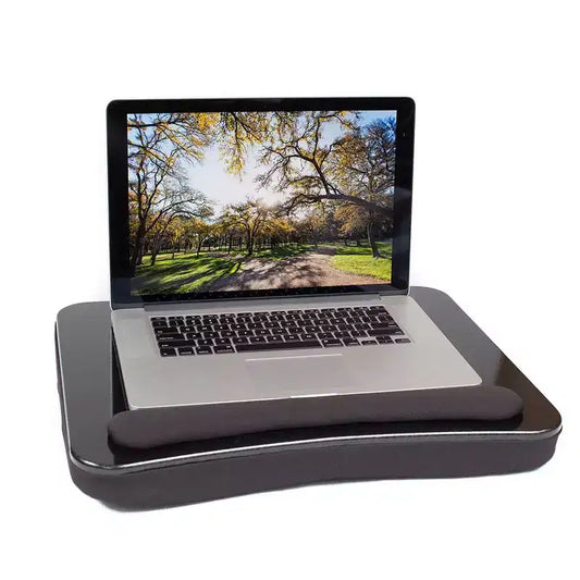 Sofia + Sam All Purpose Lap Desk Bed Table with Memory Foam - Black