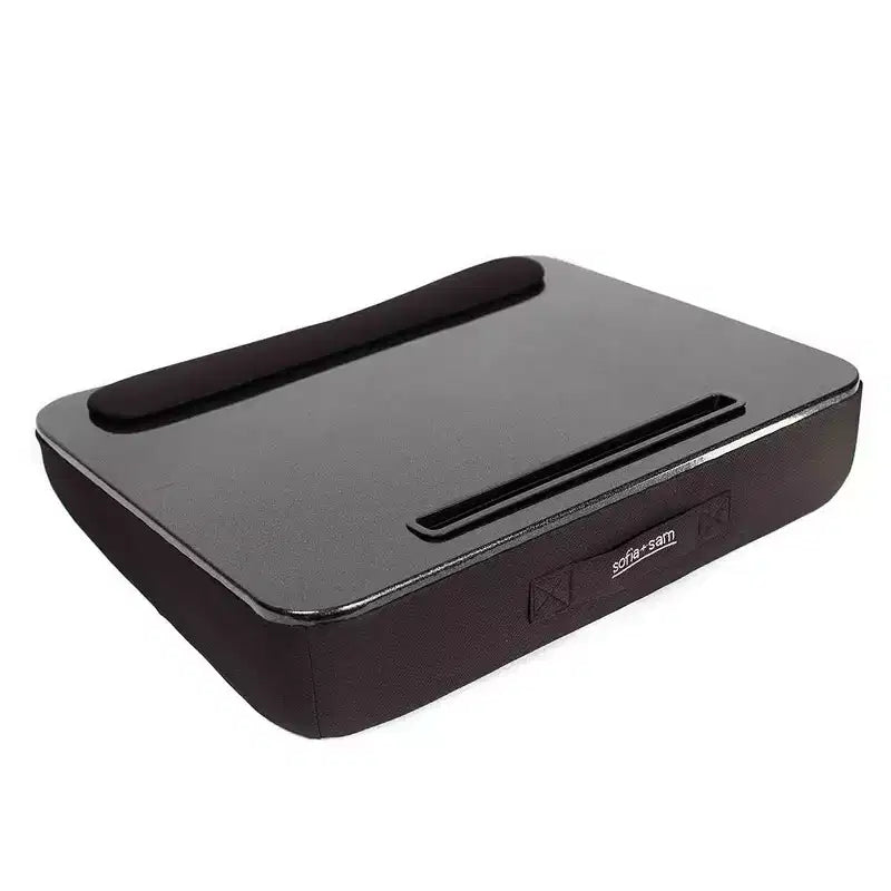Support pour ordinateur portable en mousse à mémoire de forme Sofia + Sam - Noir