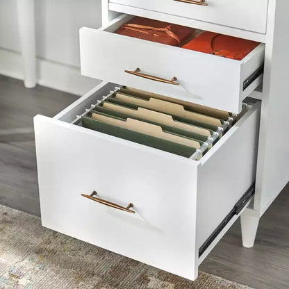 Bureau de travail/étude Ana Mid-Century Modern Lifestorey avec tiroirs