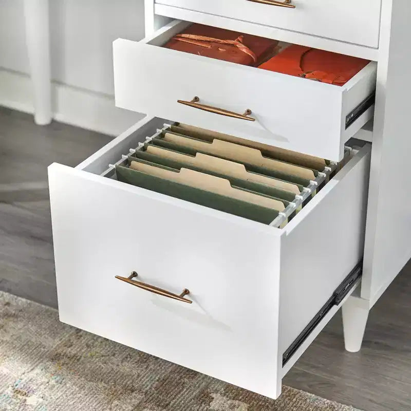 Bureau de travail/étude Ana Mid-Century Modern Lifestorey avec tiroirs