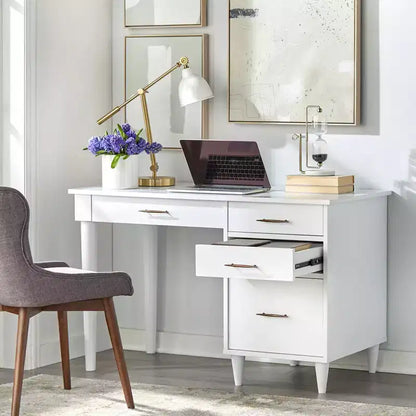 Bureau de travail/étude Ana Mid-Century Modern Lifestorey avec tiroirs