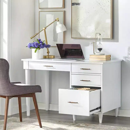 Bureau de travail/étude Ana Mid-Century Modern Lifestorey avec tiroirs