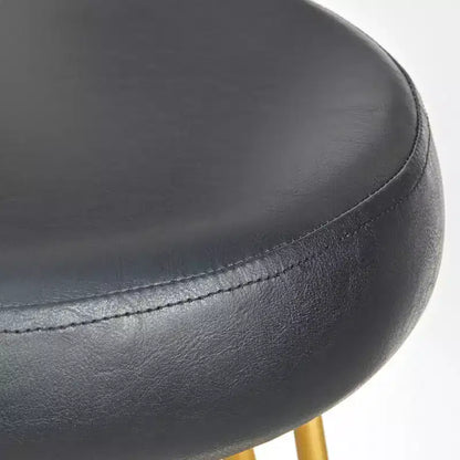 Lot de 2 tabourets de bar à hauteur de comptoir 24 po en similicuir et métal Mazzini – Buylateral