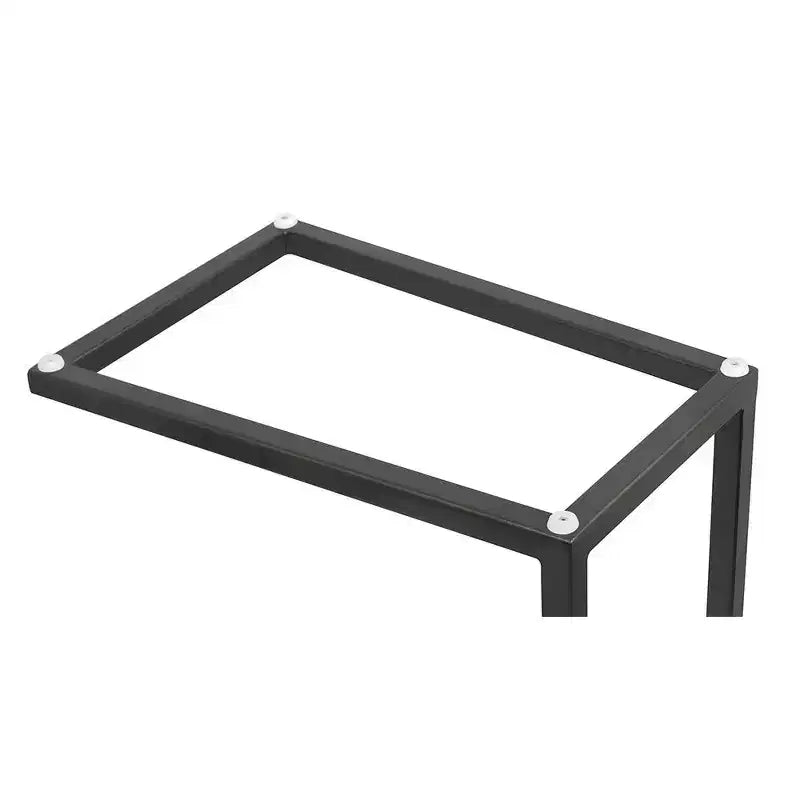 BirdRock Home Tables d'appoint en bois d'acacia pour canapé en C - Lot de 2