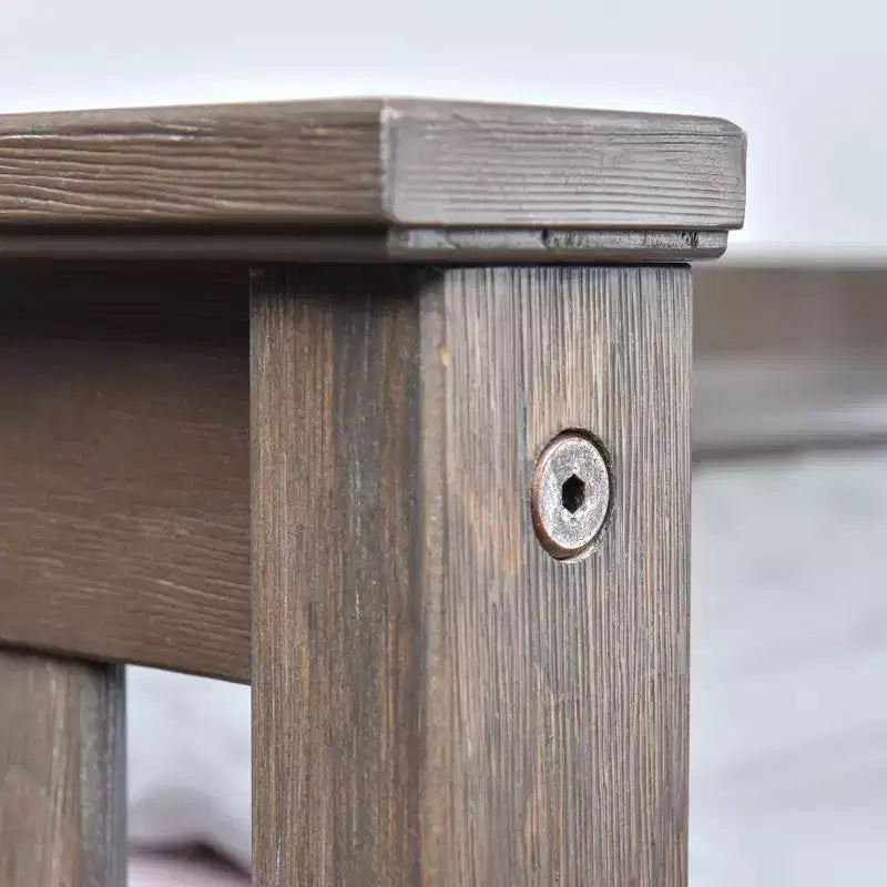 Lit superposé Max & Lily pour enfants, lit superposé bas en bois massif avec échelle pour petite chambre
