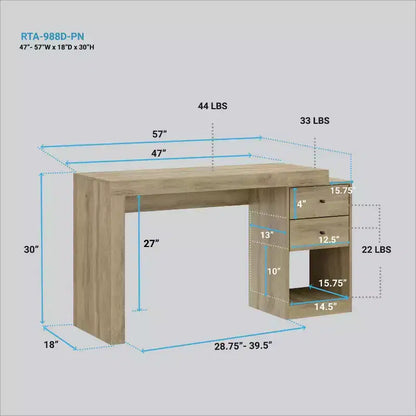 Bureau de télétravail extensible - Techni Mobili