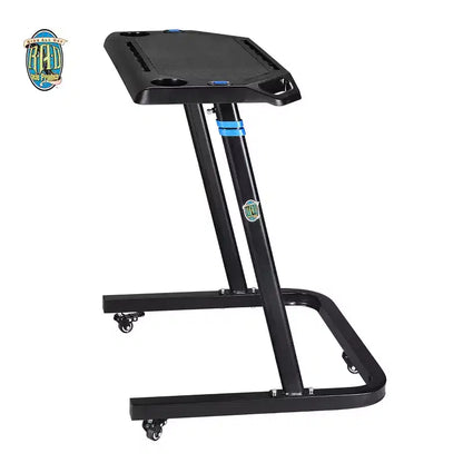 Bureau de vélo réglable - Chariot pour ordinateur portable roulant pour vélo stationnaire ou entraîneur - Faites de l'exercice en travaillant ou en regardant la télévision - Bureau debout par Rad Sportz