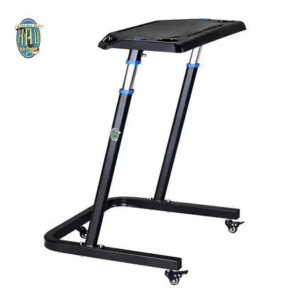 Bureau de vélo réglable - Chariot pour ordinateur portable roulant pour vélo stationnaire ou entraîneur - Faites de l'exercice en travaillant ou en regardant la télévision - Bureau debout par Rad Sportz