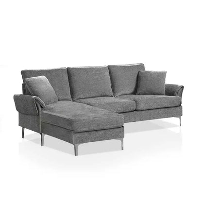 Canapé d'angle Pogue avec méridienne modulable - miBasics