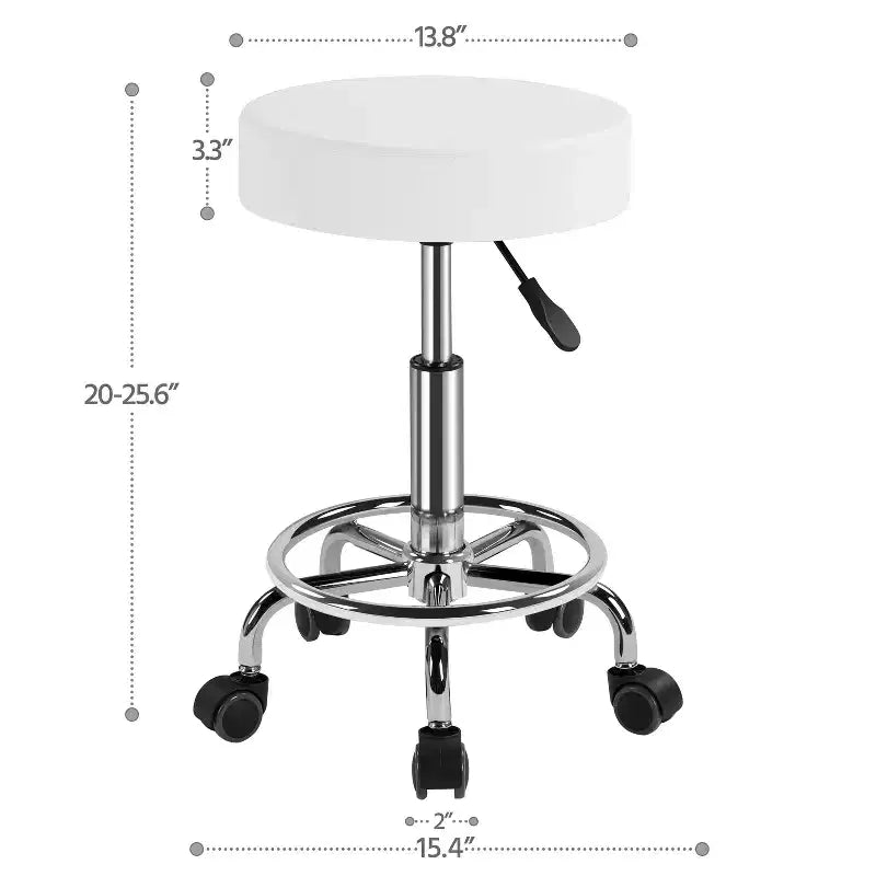 Tabourets Yaheetech réglables pivotants à roulettes pour usage médical/tatouage/dentaire/facial/massage/spa/dessin technique