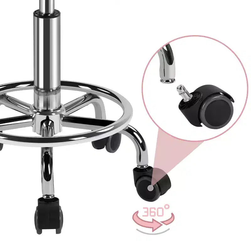 Tabourets Yaheetech réglables pivotants à roulettes pour usage médical/tatouage/dentaire/facial/massage/spa/dessin technique