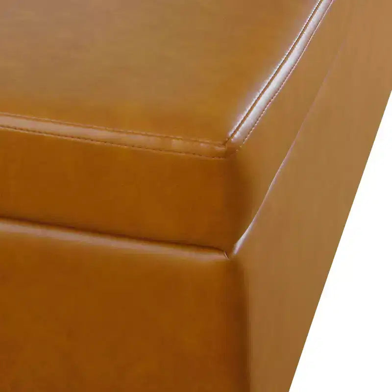 Banc de rangement spacieux avec pieds en métal - HomePop