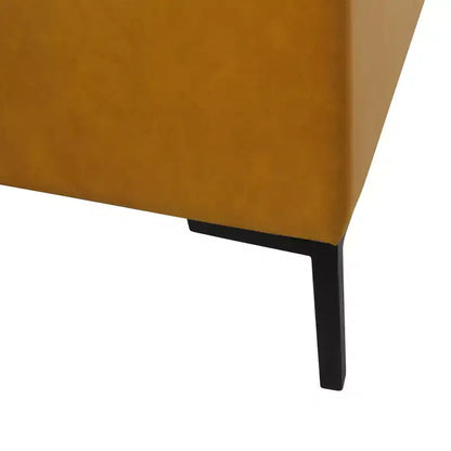 Banc de rangement spacieux avec pieds en métal - HomePop
