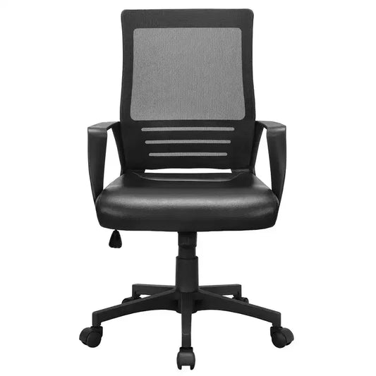 Yaheetech Adjustable Office Chair Midback Computer Chair with Lumbar Support