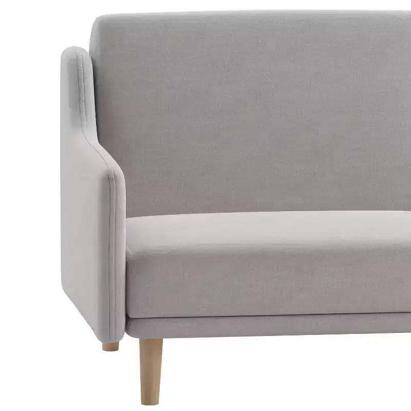 Canapé futon Merrick Lane Mid-Century Modern à dossier divisé avec 3 positions d'inclinaison