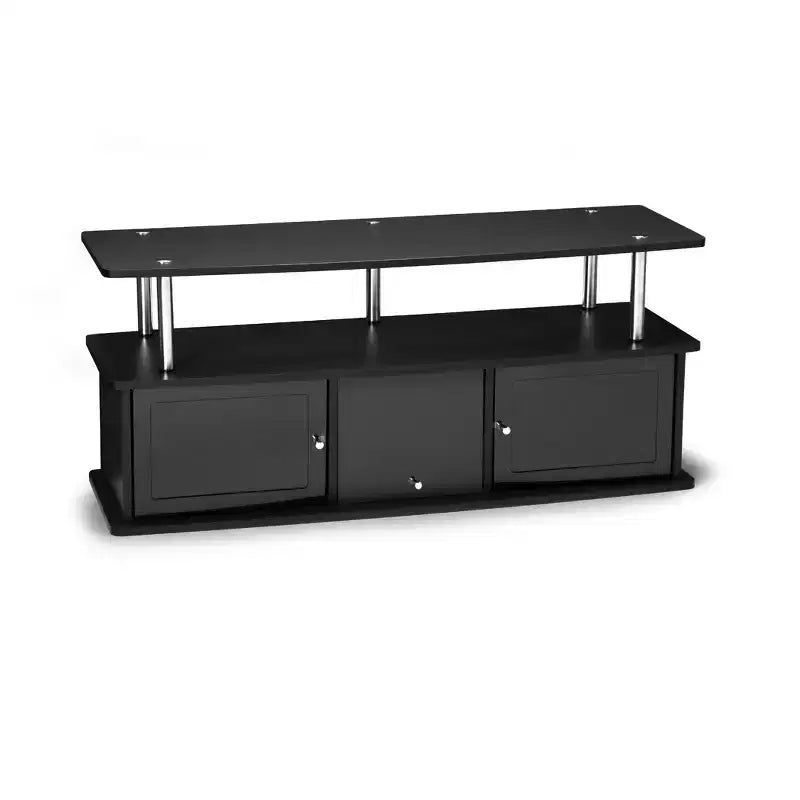 Designs2Go TV Stand for TVs up to 50 with 3 Storage Cabinets and Shelf - Breighton Home