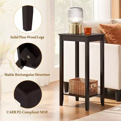 Yaheetech Petite table d'appoint Table de chevet/canapé Table de nuit pour salon
