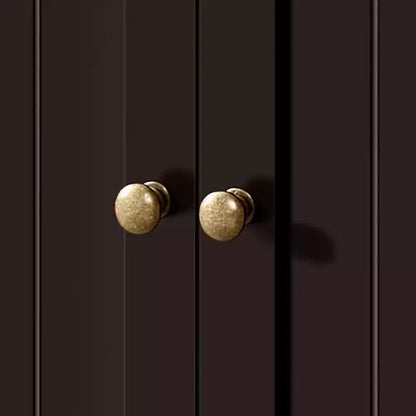 Meuble de salle de bain autoportant Yaheetech, Armoire de cuisine à double porte avec étagères réglables