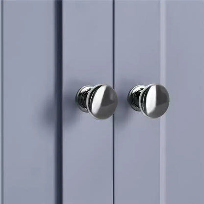 Meuble de salle de bain autoportant Yaheetech, Armoire de cuisine à double porte avec étagères réglables