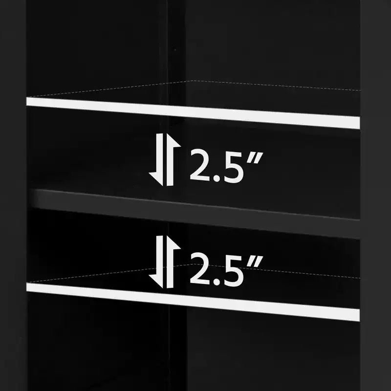 Meuble de salle de bain autoportant Yaheetech, Armoire de cuisine à double porte avec étagères réglables