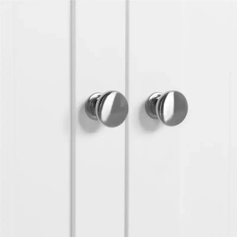 Meuble de salle de bain autoportant Yaheetech, Armoire de cuisine à double porte avec étagères réglables