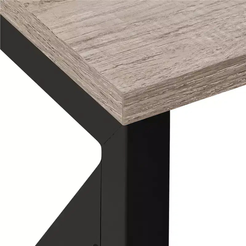 Meuble TV Yaheetech 119 cm, Console TV 119 cm de large, Gris