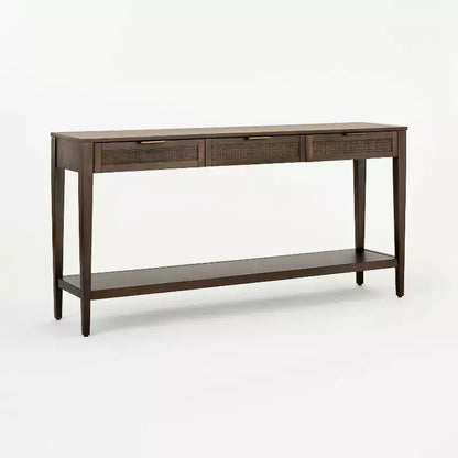 Console de tiroirs tressés East Bluff - Threshold conçue avec Studio McGee