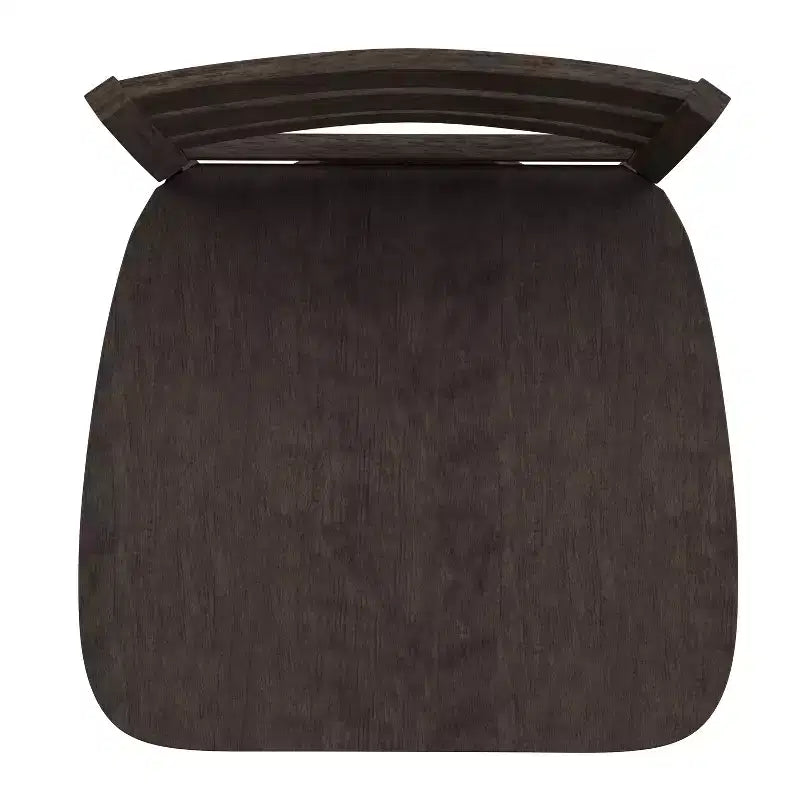 Tabouret pivotant classique en bois à dossier échelle de qualité commerciale Merrick Lane avec siège et repose-pieds en bois massif