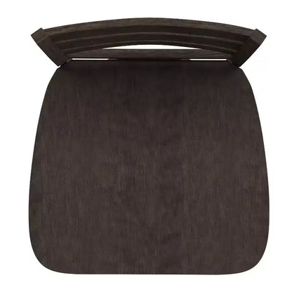 Tabouret pivotant classique en bois à dossier échelle de qualité commerciale Merrick Lane avec siège et repose-pieds en bois massif
