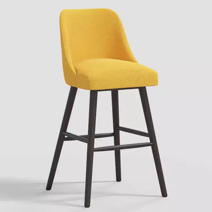 Tabouret de bar moderne Geller à hauteur de comptoir en lin – Threshold