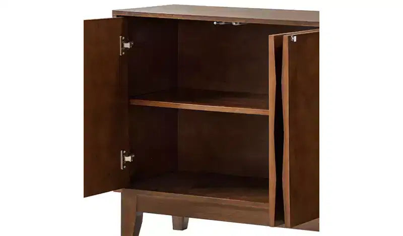 Buffet de rangement Kamis 60 Farmhouse avec pieds en bois massif | KARAT HOME