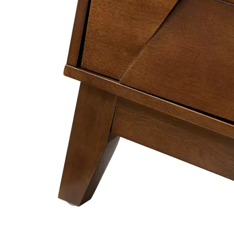 Buffet de rangement Kamis 60 Farmhouse avec pieds en bois massif | KARAT HOME