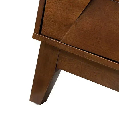Buffet de rangement Kamis 60 Farmhouse avec pieds en bois massif | KARAT HOME