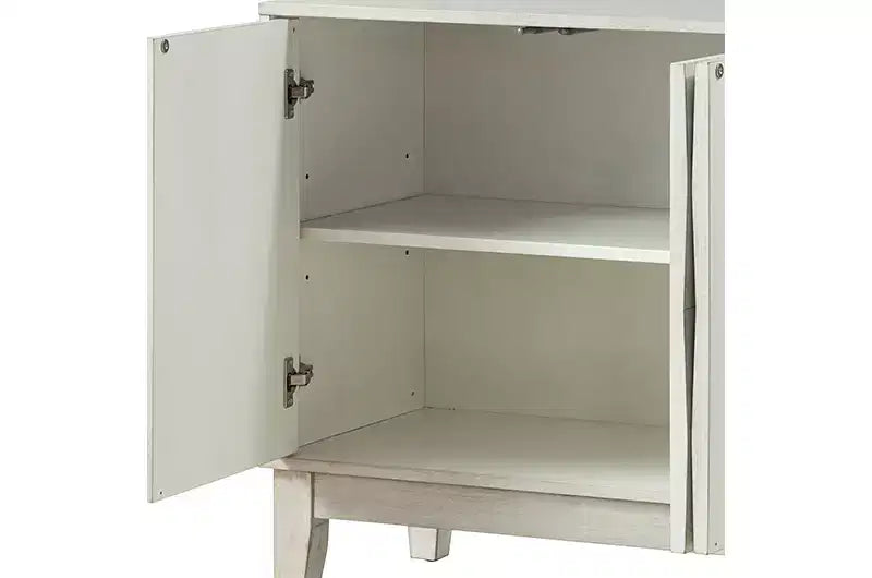 Buffet de rangement Kamis 60 Farmhouse avec pieds en bois massif | KARAT HOME