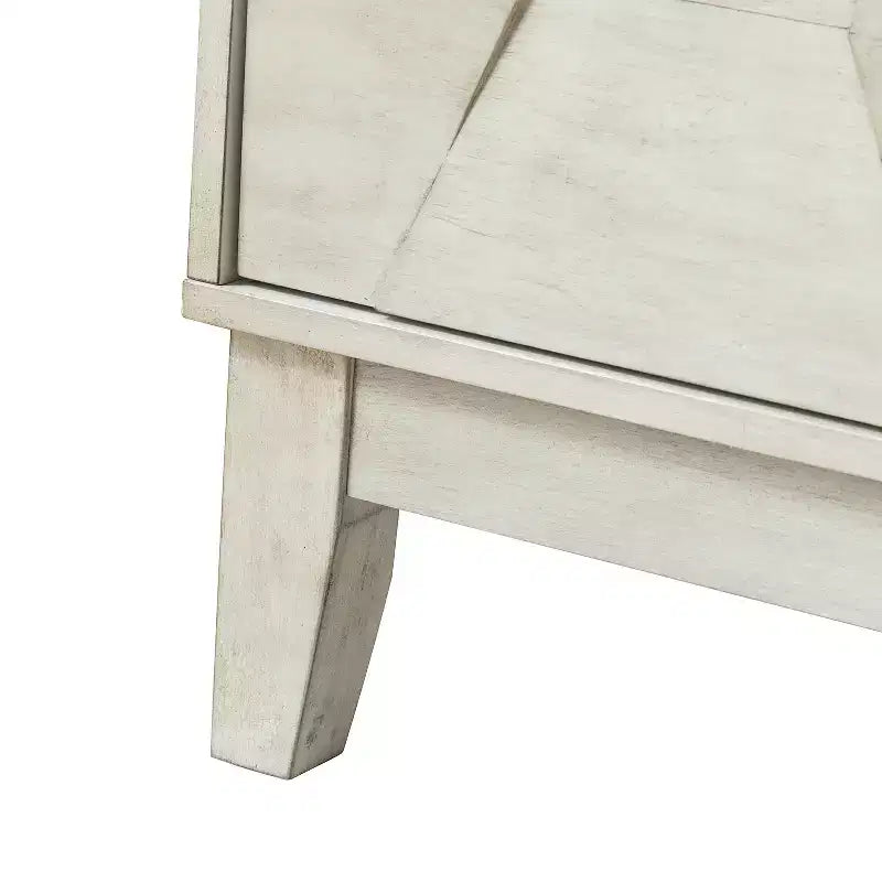 Buffet de rangement Kamis 60 Farmhouse avec pieds en bois massif | KARAT HOME