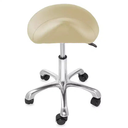 Tabouret selle ergonomique Saloniture – Siège hydraulique réglable, Chaise de salon à roulettes pivotantes