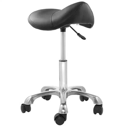 Tabouret selle ergonomique Saloniture – Siège hydraulique réglable, Chaise de salon à roulettes pivotantes