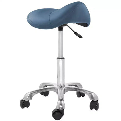 Tabouret selle ergonomique Saloniture – Siège hydraulique réglable, Chaise de salon à roulettes pivotantes