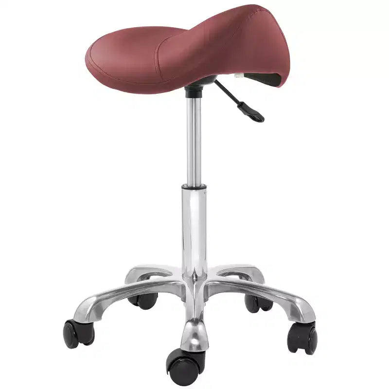 Tabouret selle ergonomique Saloniture – Siège hydraulique réglable, Chaise de salon à roulettes pivotantes