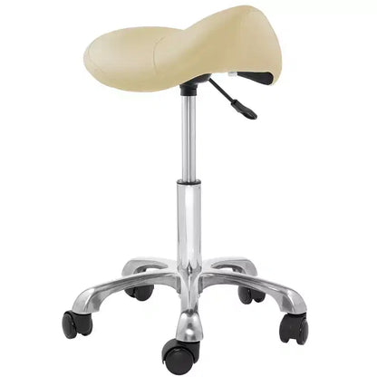 Tabouret selle ergonomique Saloniture – Siège hydraulique réglable, Chaise de salon à roulettes pivotantes