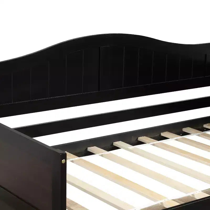 Lit de repos double en bois avec 2 tiroirs - ModernLuxe