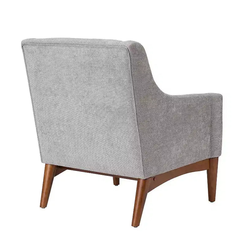 Lot de 2 fauteuils Gérard de style moderne du milieu du siècle avec accoudoirs inclinés | ART OF LIVING DESIGNS