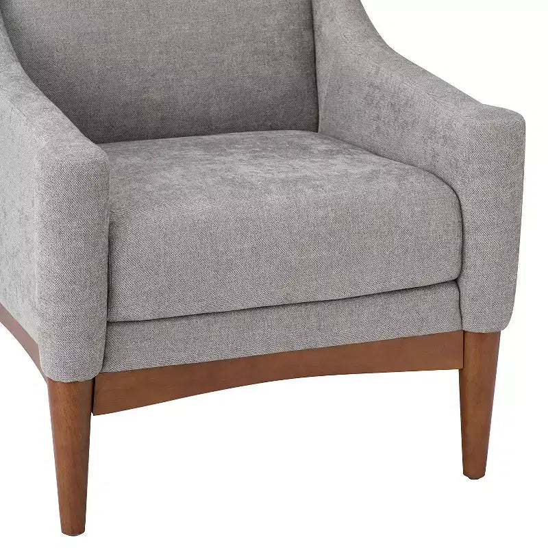 Lot de 2 fauteuils Gérard de style moderne du milieu du siècle avec accoudoirs inclinés | ART OF LIVING DESIGNS