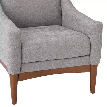 Lot de 2 fauteuils Gérard de style moderne du milieu du siècle avec accoudoirs inclinés | ART OF LIVING DESIGNS