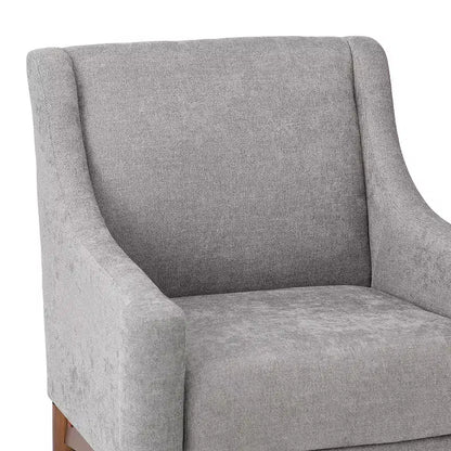 Lot de 2 fauteuils Gérard de style moderne du milieu du siècle avec accoudoirs inclinés | ART OF LIVING DESIGNS