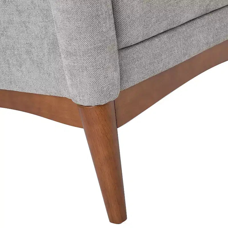 Lot de 2 fauteuils Gérard de style moderne du milieu du siècle avec accoudoirs inclinés | ART OF LIVING DESIGNS
