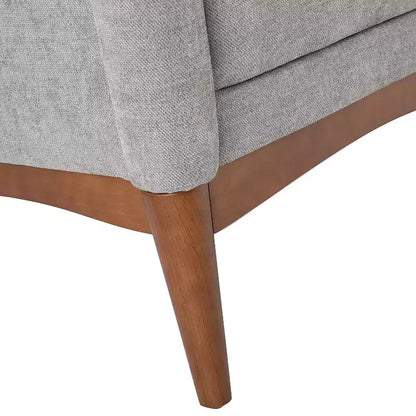 Lot de 2 fauteuils Gérard de style moderne du milieu du siècle avec accoudoirs inclinés | ART OF LIVING DESIGNS