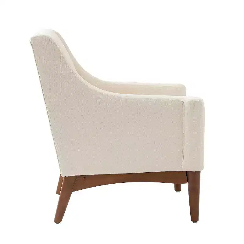 Lot de 2 fauteuils Gérard de style moderne du milieu du siècle avec accoudoirs inclinés | ART OF LIVING DESIGNS