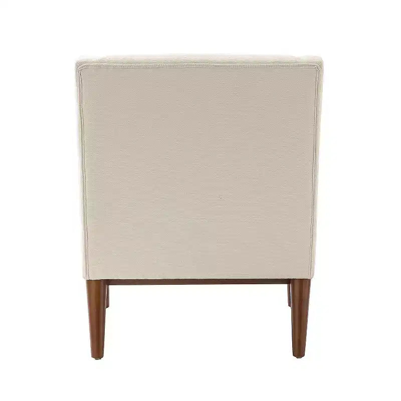 Lot de 2 fauteuils Gérard de style moderne du milieu du siècle avec accoudoirs inclinés | ART OF LIVING DESIGNS