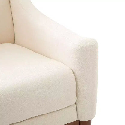 Lot de 2 fauteuils Gérard de style moderne du milieu du siècle avec accoudoirs inclinés | ART OF LIVING DESIGNS